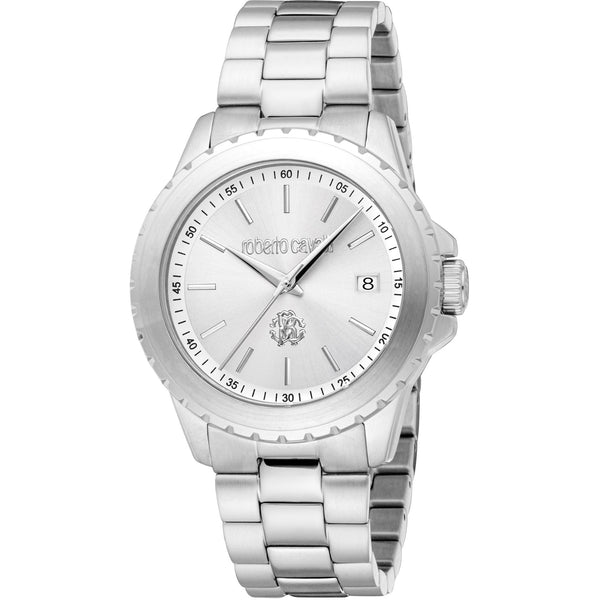 Roberto Cavalli Silver quartz Watch - For HIM