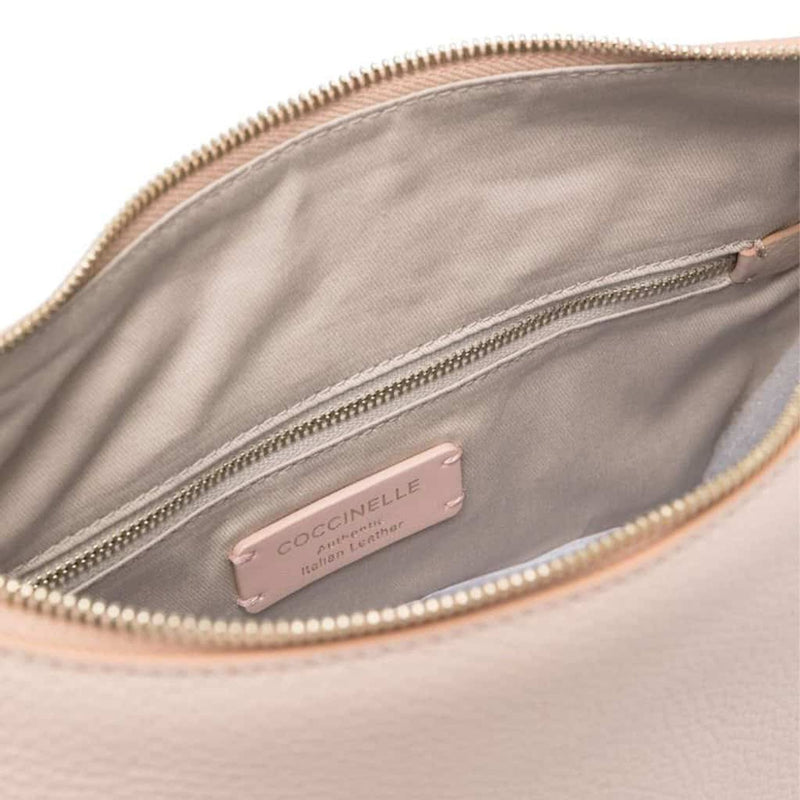 Coccinelle nude leather shoulder bag - For Her