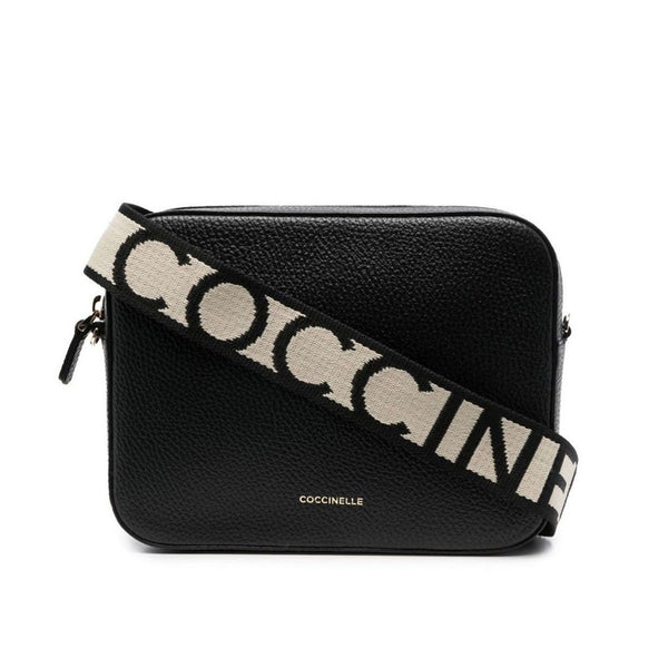 Coccinelle Black leather crossbody bag - For Her