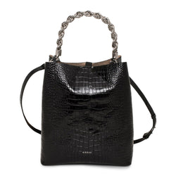 Guess Black Leather Handbag - For Her