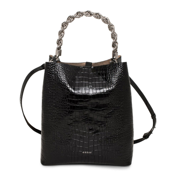 Guess Black Leather Handbag - For Her