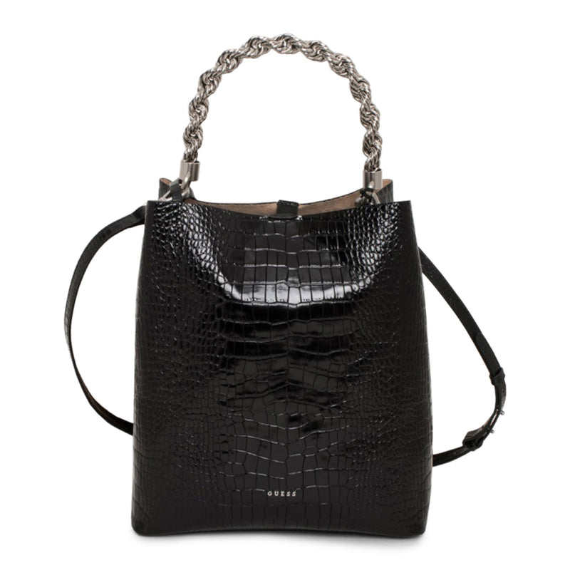 Guess Black Leather Handbag - For Her