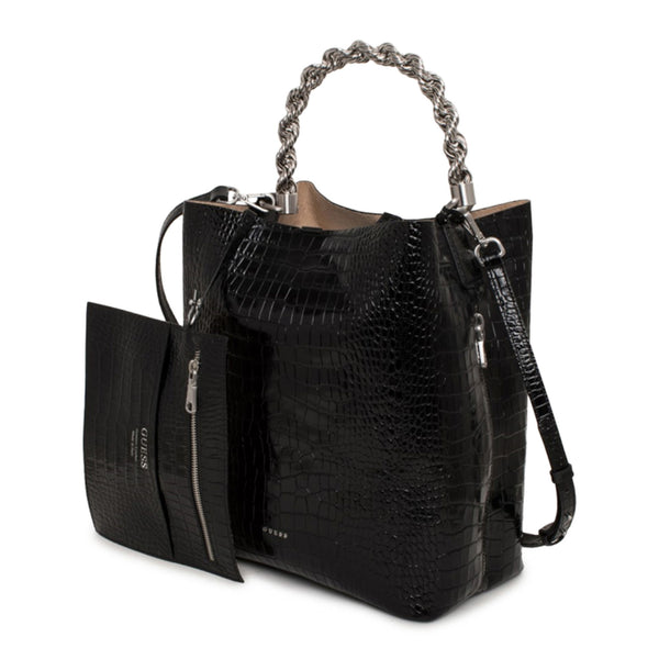 Guess Black Leather Handbag - For Her