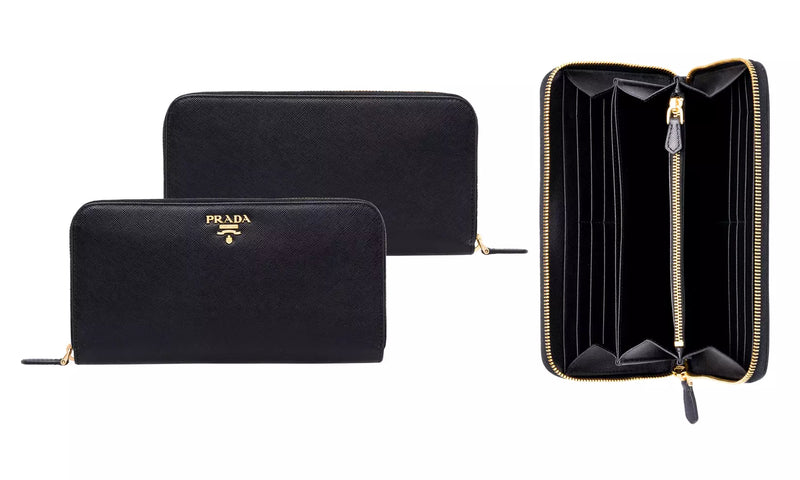 luxurious leather Prada Wallet - For Her